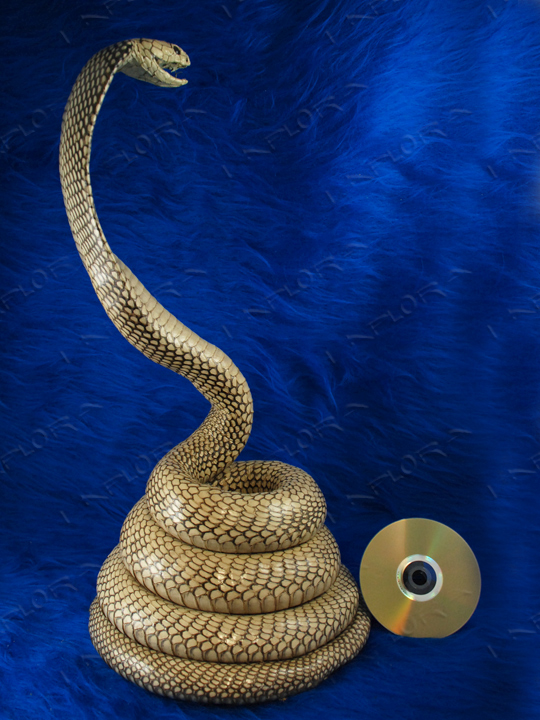 stuffed king cobra