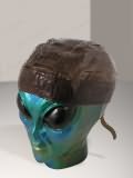 Dark Brown Cobra Snakeskin Doorag Head Wrap