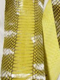 Implora Yellow Cobra Snakeskin Belly