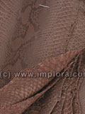 Brown Python Snake Skin Soft Scraps