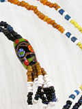Genuine Dayaknese Stone and Glass Beads Necklace