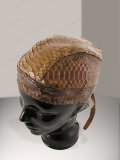 Brown Big Python Snakeskin Doorag Head Wrap
