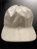Implora White Cobra Snakeskin Baseball Cap Hat
